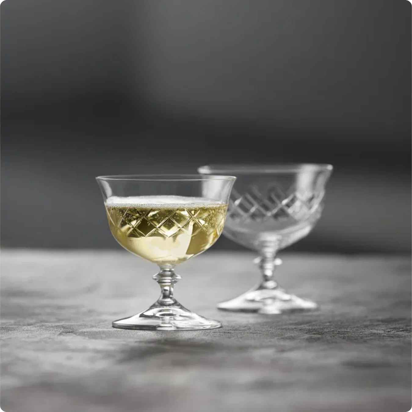 Lyngby Glas Eaton Champagneskål